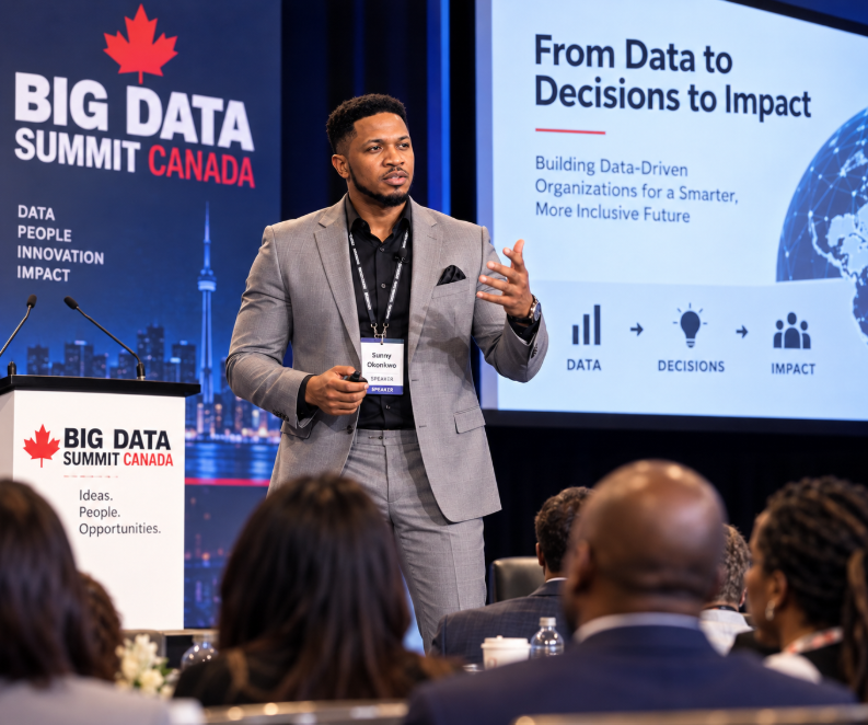Dr. Sunny Okonkwo at Big Data Summit Canada